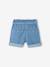 Short fille en denim léger style paperbag bleu clair 3 - vertbaudet enfant 