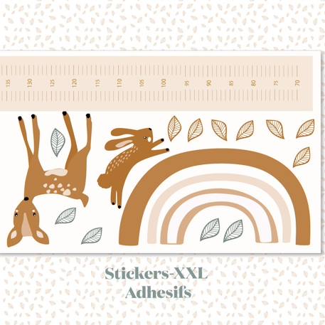 Stickers decor xxl edgar le renard Multicolore 2 - vertbaudet enfant 