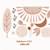 Stickers decor xxl paloma Multicolore 1 - vertbaudet enfant 