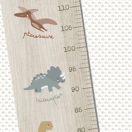 Toise en bois collection 5 dinos Multicolore 4 - vertbaudet enfant 