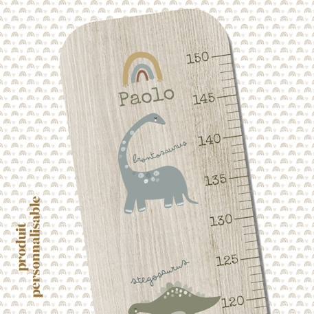 Toise en bois collection 5 dinos Multicolore 3 - vertbaudet enfant 