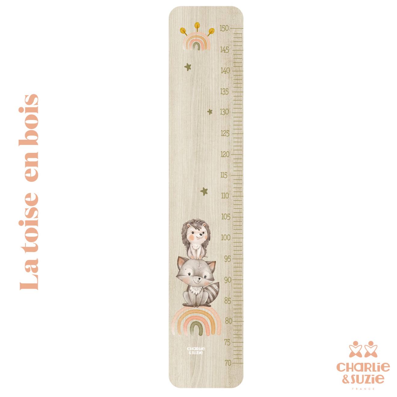 Toise Textile Licorne Pour Enfant - 97,5 X 20 Cm - Avec Licorne Amovible Scratch - Vertbaudet - 8