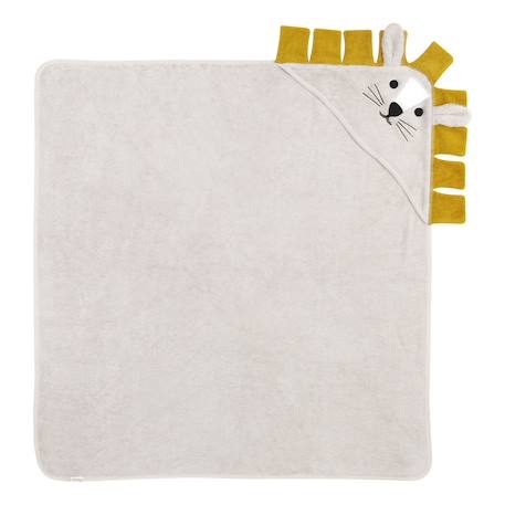 Cape de bain lion Gris 1 - vertbaudet enfant 