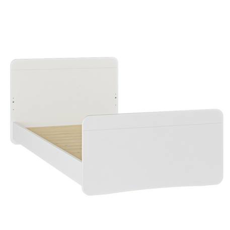 Lit enfant bois massif lilow Blanc+Bois 2 - vertbaudet enfant 