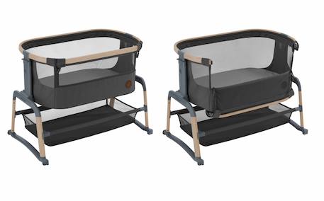 Berceau bébé et cododo balancelle iora air Beyond graphite 2 - vertbaudet enfant 