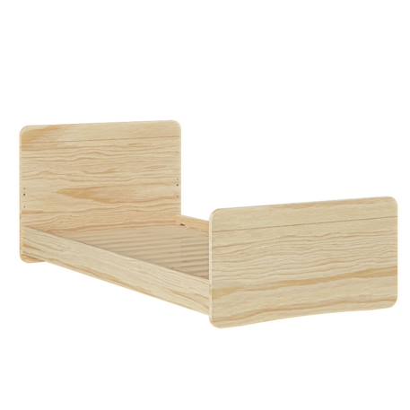 Lit enfant bois massif lilow Blanc+Bois 8 - vertbaudet enfant 