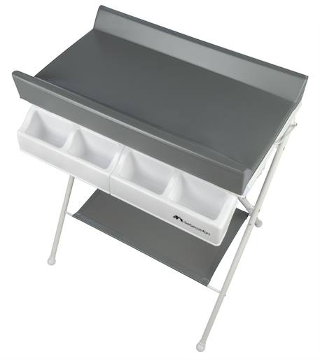 Table à langer et baignoire bébé 2 en 1 bellis Mineral gray 4 - vertbaudet enfant 