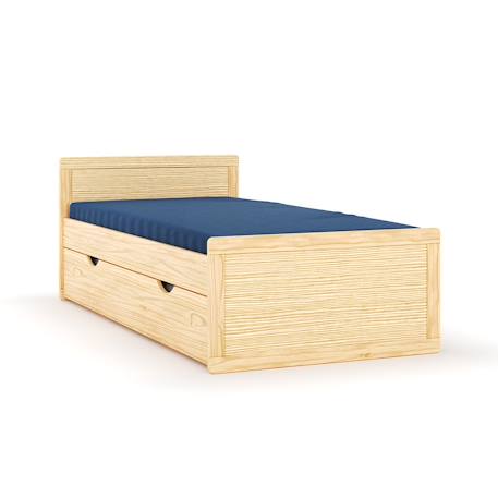 Lit enfant gigogne bois massif peter Blanc+Bois 8 - vertbaudet enfant 