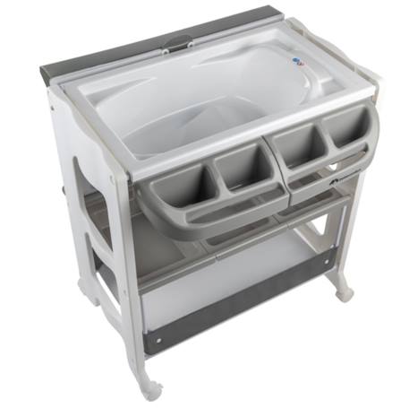 Table à langer et baignoire 2 en 1 dolphy Mist gray 5 - vertbaudet enfant 