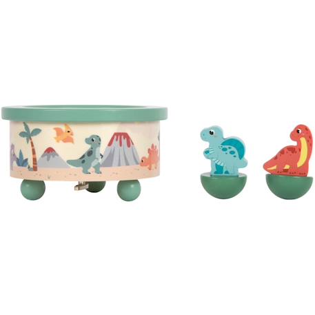 Boîte à musique dino Vert 3 - vertbaudet enfant 