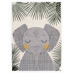 Linge de maison et décoration-Décoration-Tapis-Tapis chambre enfant éléphant junko