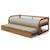 Lit enfant gigogne métal bois massif laya Noisette 2 - vertbaudet enfant 