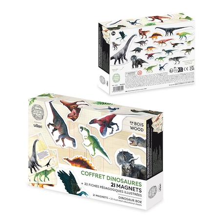 Coffret de 21 magnets dinosaures Beige 5 - vertbaudet enfant 