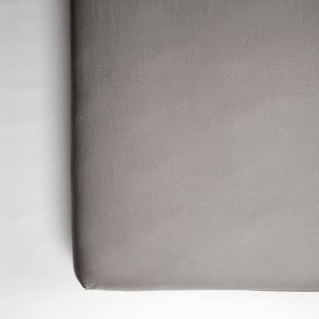Drap housse 1 personne pur coton bio Blanc+Bleu nuit+Ecru+Eucalyptus+Gris tourterelle+Rose nude+Terracotta 26 - vertbaudet enfant 
