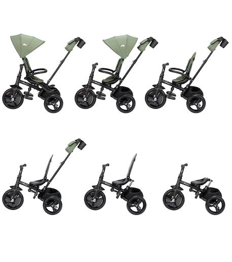 Poussette et tricycle bébé 2 en 1 windy Bleu minéral+Gris teinté+Vert minéral 15 - vertbaudet enfant 