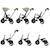 Poussette et tricycle bébé 2 en 1 windy Bleu minéral+Gris teinté+Vert minéral 15 - vertbaudet enfant 