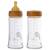 Lot de 2 biberons en verre et caoutchouc naturel - 250 ml Multi-coloured 1 - vertbaudet enfant 