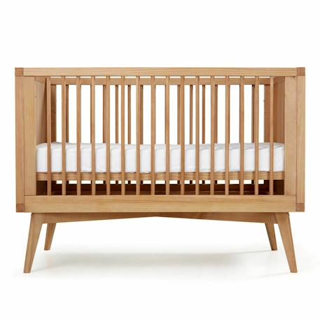 Lit bébé évolutif montessori bois massif marley Blanc+Bois 12 - vertbaudet enfant 