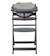 Chaise haute bébé en bois avec coussin timba Mineral graphite 5 - vertbaudet enfant 