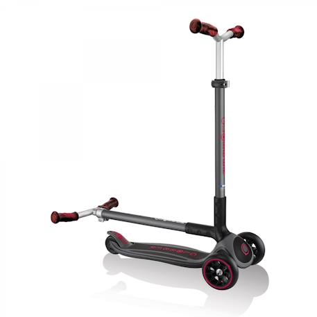 Trottinette master prime 3 roues pliable Noir-rouge+Noir-vert 2 - vertbaudet enfant 