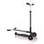 Trottinette master prime 3 roues pliable Noir-rouge+Noir-vert 2 - vertbaudet enfant 