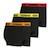 Lot de 3 boxers garçon ecopack trio choc Noir+Noir-vert-bleu+Rouge-bleu 2 - vertbaudet enfant 