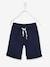 Bermuda garçon en molleton bleu chambray+kaki+marine grisé+noix de pécan 10 - vertbaudet enfant 