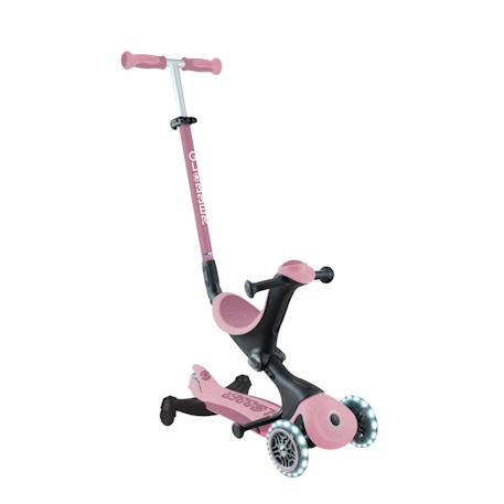 Trottinette évolutive go-up deluxe lights 360 essential Bleu ciel+Rose berry+Vert pistache 7 - vertbaudet enfant 