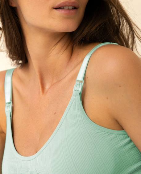 Brassière de grossesse et d'allaitement zoé vert Vert d'eau 6 - vertbaudet enfant 