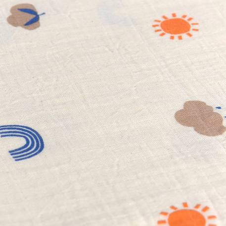 Maxi lange en mousseline blossom nature Blanc 4 - vertbaudet enfant 