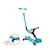 Trottinette évolutive go-up active lights 360 Bleu aqua 2 - vertbaudet enfant 