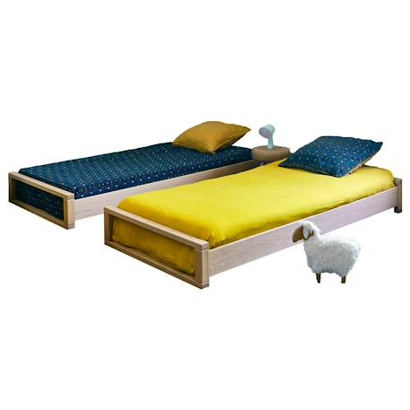 Lit gigogne bois massif poka Bois 4 - vertbaudet enfant 
