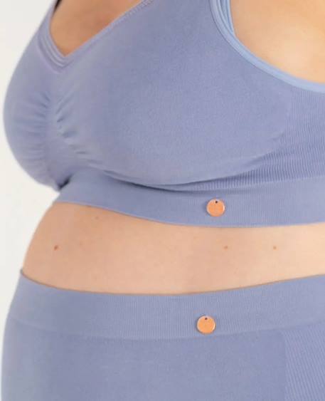 Maxi culotte de grossesse sans couture organic Bleuet+Cumin 4 - vertbaudet enfant 