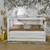 Lit cabane gigogne bois massif alma Blanc+Bois 1 - vertbaudet enfant 