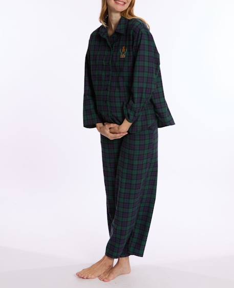 Pyjama de grossesse et d'allaitement teddy Vert 3 - vertbaudet enfant 