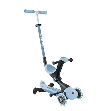 Trottinette évolutive go-up deluxe lights 360 essential Bleu ciel+Rose berry+Vert pistache 1 - vertbaudet enfant 