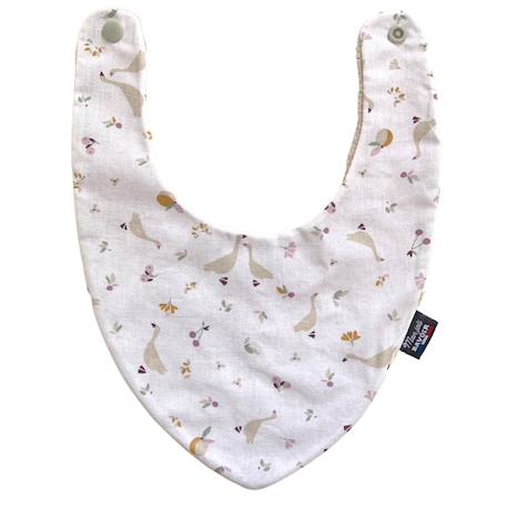 Bavoir bandana (bleu imprimé feuilles) Animaux polaires+Blanc étoiles+Bleu imprimé feuilles+Gris étoiles+Jaune étoiles+Jaune feuilles+Kaki triangles+Koala moutarde+Menthe+Monaha+Oasis+Ourson+Petites oies+Rose étoiles+Rose pâle étoiles+Savane+Sunny 42 - vertbaudet enfant 