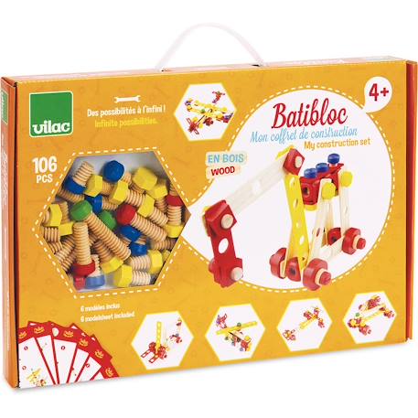 Coffret de construction batibloc Orange 1 - vertbaudet enfant 