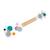 Set de 3 instruments de musique pour enfant avec guitare, tambourin et maracas à pois Blanc 5 - vertbaudet enfant 