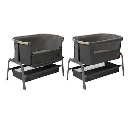 Berceau bébé et cododo iora eco Beyond graphite+Essential grey 3 - vertbaudet enfant 