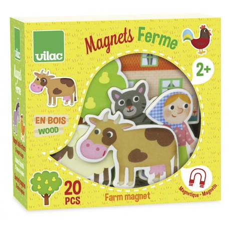 Magnets ferme Jaune 1 - vertbaudet enfant 