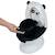 Mini toilette panda, pot avec bruit de chasse d'eau, panda Blanc et bleu+Blanc et marron+Blanc et noir+Blanc et rose 10 - vertbaudet enfant 