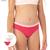 Lot de 3 slips ecopack Blanc-imprimé gouttes-noir+Rose-floral-rose poudré 8 - vertbaudet enfant 
