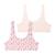 Lot de 2 brassières fille ecopack athena fille Floral-rose poudre+Motif-noir 5 - vertbaudet enfant 