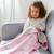 Couverture enfant nuages Blanc+rose 8 - vertbaudet enfant 