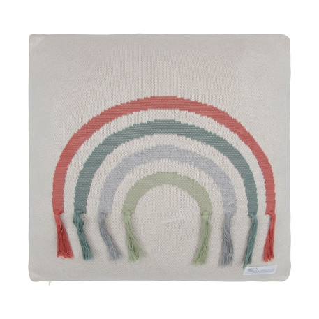 Housse de coussin arc-en-ciel en coton standard 100 by oeko-tex® Gris et jaune+Multicolore 11 - vertbaudet enfant 