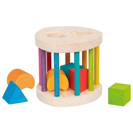 Boîte à formes arc-en-ciel 7 pièces Multi-coloured 4 - vertbaudet enfant 