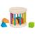 Boîte à formes arc-en-ciel 7 pièces Multi-coloured 4 - vertbaudet enfant 
