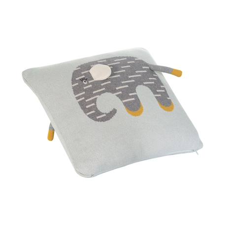 Housse de coussin arc-en-ciel en coton standard 100 by oeko-tex® Gris et jaune+Multicolore 5 - vertbaudet enfant 