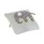 Housse de coussin arc-en-ciel en coton standard 100 by oeko-tex® Gris et jaune+Multicolore 5 - vertbaudet enfant 